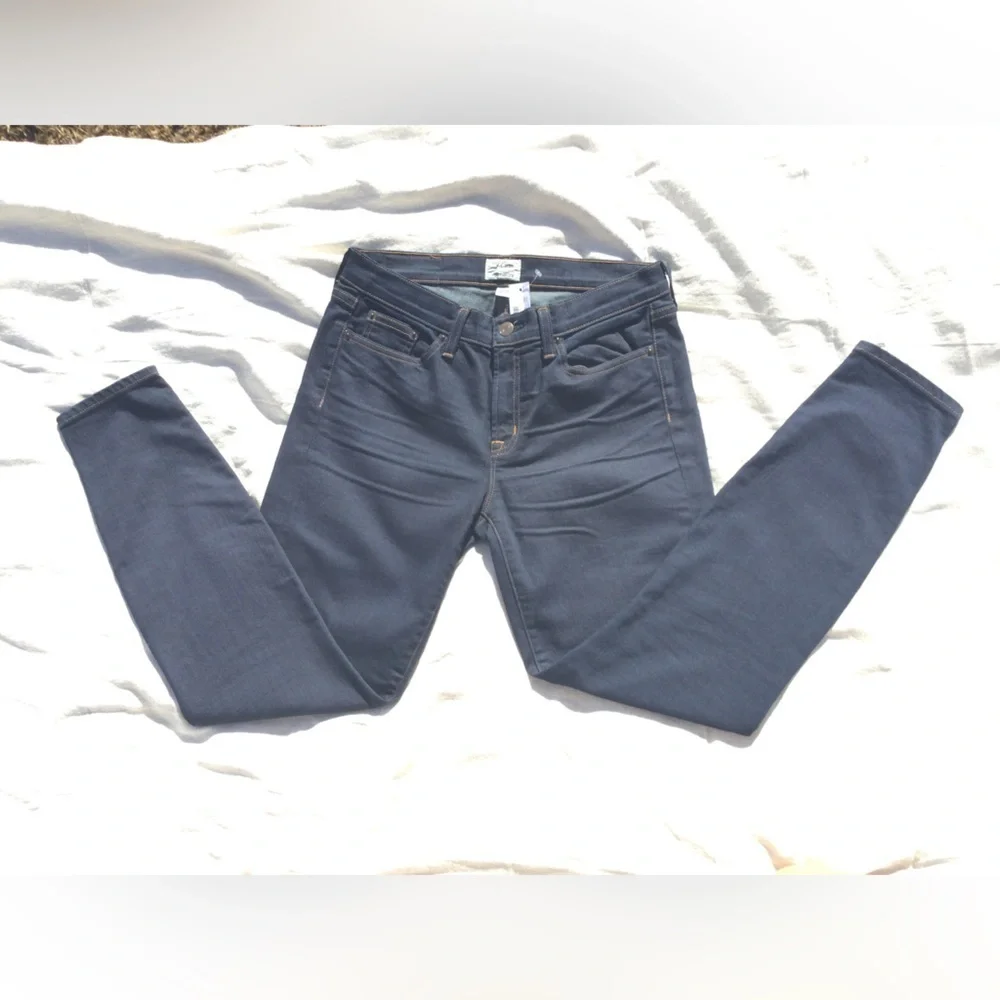 NWT New J.crew size 28 matchstick‎ jeans denim dark wash gorpcore boho 60s jcrew